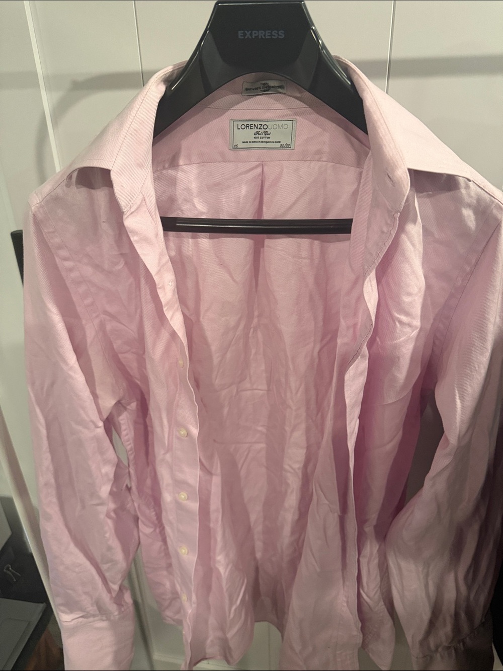 Lorenzo Uomo Light Pink Men's Dress Shirt
